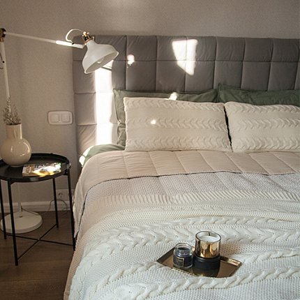 LILIAN blanket milky premium apero