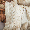 LILIAN blanket milky premium