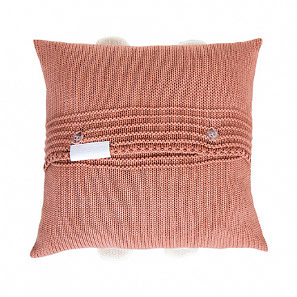 Pillow BEAR terracotta apero