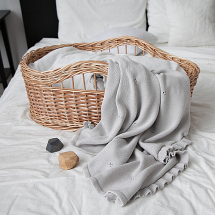 MILKY blanket gray apero