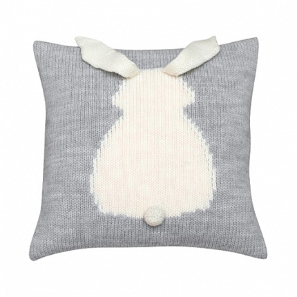 BUNNY pillow gray apero