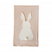 BUNNY blanket with eco-cotton lining wheat
