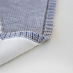 BUNNY blanket with eco-cotton lining gray